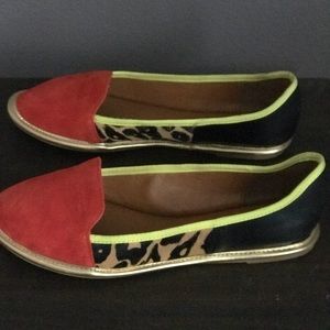 DOLCE VITA •Hot Orange Suede ‘Reyn’ Flat •size 7.5